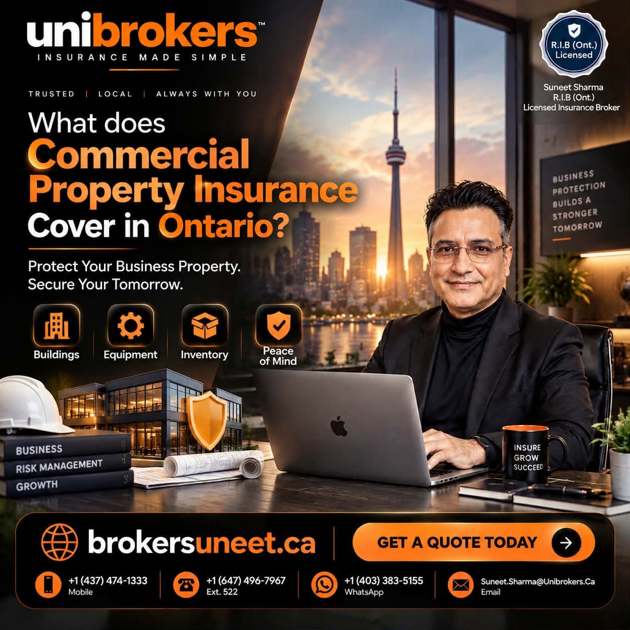 Commercial Property Insurance Ontario- Suneet Sharma